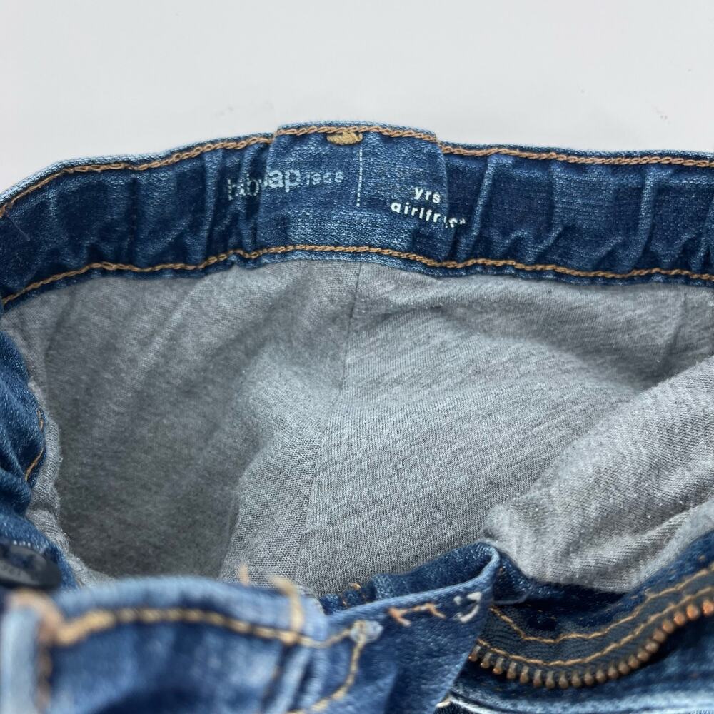 Baby Gap Jersey Lined Girlfriend Jeans 6-12 Months Medium Wash Adjustable - Picture 8 of 9